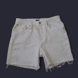 J. Crew White Jean Shorts